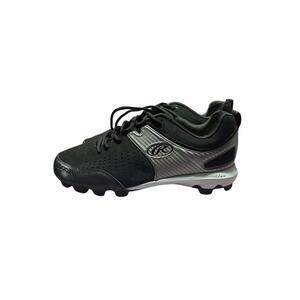 Size 12 Rawlings Clubhouse Baseball Molded Cleats Men's Black Cool Flo New